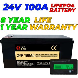 SJY LiFePO4 24V 100AH Lithium Battery For UPS & Solar Inverter