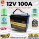 SJY LiFePO4 12V 100AH Bluetooth Lithium Battery For UPS /Solar