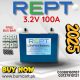 REPT 3.2V 104A - A Grade Cell LiFePO4 Cell For Lithium Battery