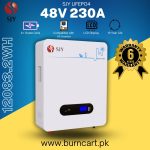 48V 230Ah Wall Mount SJY LiFePO4 Lithium Battery For UPS & Solar Inverter