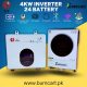 ENERGIKO 4KW Voltronic Inverter and SJY 24V 100AH Lithium Battery