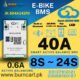 JK Smart BMS 40A 8S to 24S and 0.4A Active Balance BMS JK-BD4A24S6P