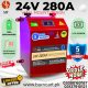 SJY 24V 280AH LiFePO4 Battery Metal Body With JK Smart BMS A+ Grade