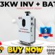SJY 3KW Invettery (3KW Inverter + 24V 100Ah Lithium Iron Phosphate Battery)