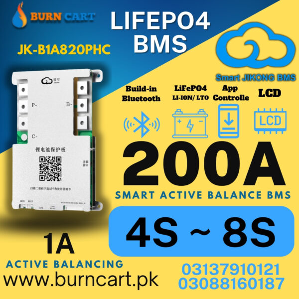 JK Smart BMS 200amp